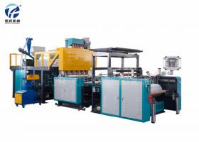 Double layer co extrusion stretch film machine
