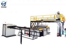 Twin screw bubble film machine