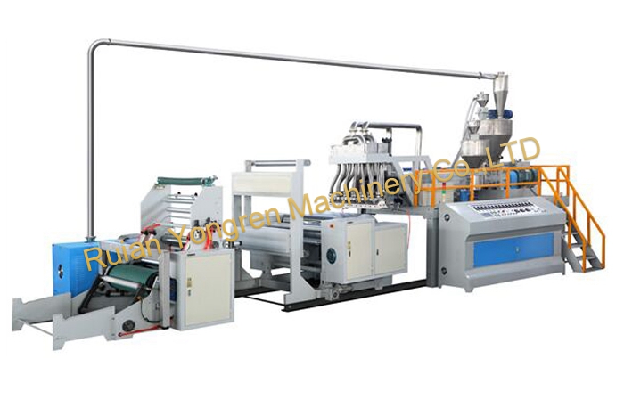Wrapping film machine