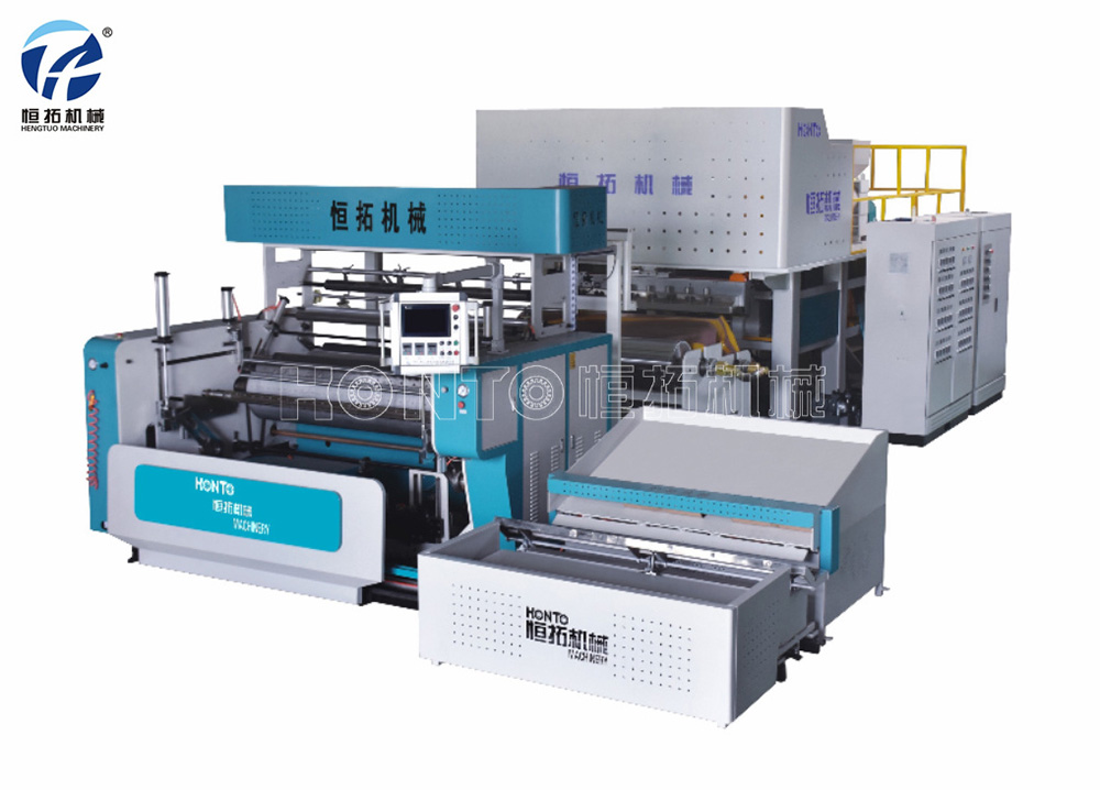 Fully automatic three-layer co extrusion high-speed stretch film machine