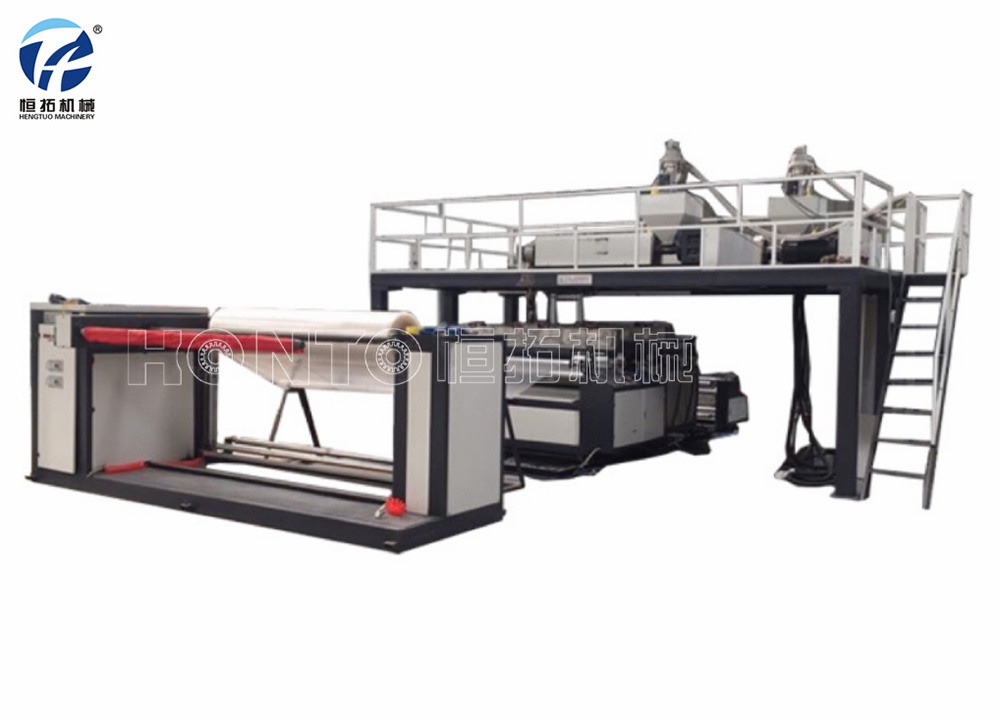 Twin screw composite bubble film machine